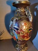 Grand Vase Satsuma 36 cm avec anses