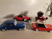 Lot de 4 voitures dont Peugeot Victoria