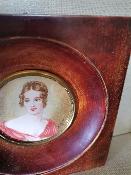 Portrait miniature de Mme de Pompadour